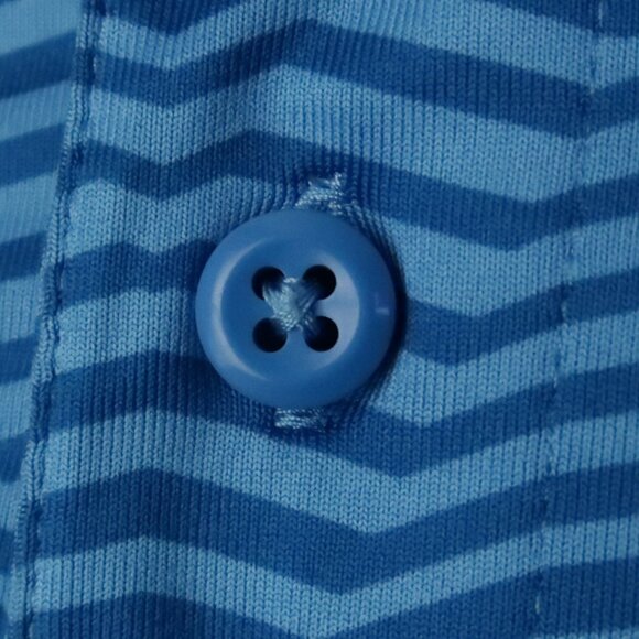 Under Armour HeatGear Blue Graphic Striped Polo (XL) OMG! ⛳️ - Picture 7 of 10